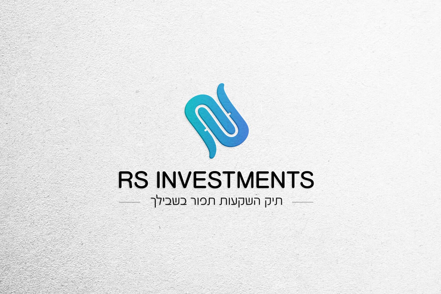 פרויקט RS INVESTMENTS - רן שיפר - עיצוב לוגו - HD Design